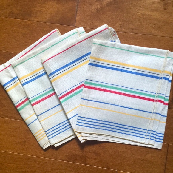 Other - 4 Vintage Table Linens. 18”x29”